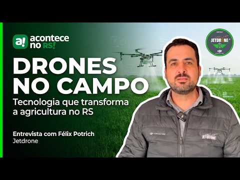 Drones no campo: como a tecnologia está transformando a agricultura no RS | Félix Potrich