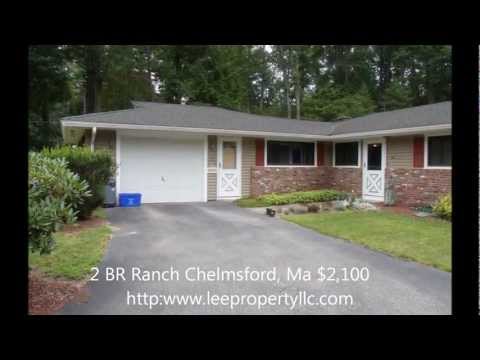 Chelmsford, ma 3 bedroom Ranch $2,100 garage, lawn care and snow removal included