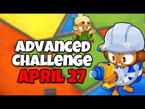 BTD6 Advanced Challenge | 3 towers vs 1 moab | April 27 2023