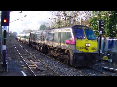 IE 201 Class Locomotive 207 + Enterprise Train - Kilbarrack, Dublin