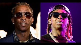 Young Thug disses Lil Wayne 'Carter 5' by saying its overhyped and announces Barter 7 on the way.
