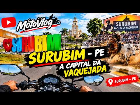 FIZ MOTOVLOG NA CIDADE DE SURUBIM -PE A CAPITAL DA VAQUEJADA HOJE 19/10/2026