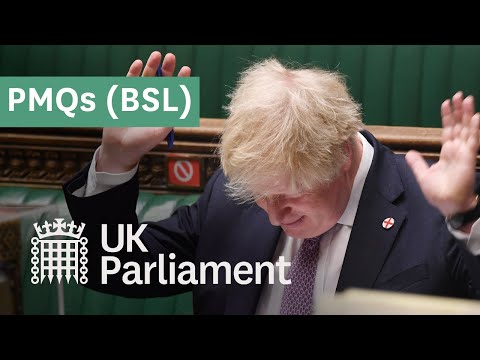 Prime Minister's Questions with British Sign Language (BSL) - 14 July 2021