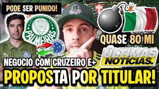 BOMBA! PALMEIRAS RECUSA PROPOSTA DA ITÁLIA POR GIAY! ABEL PODE PEGAR GANCHO PESADO! RHUAN GABRIEL E+