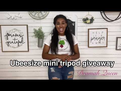 Ubeesize mini tripod giveaway