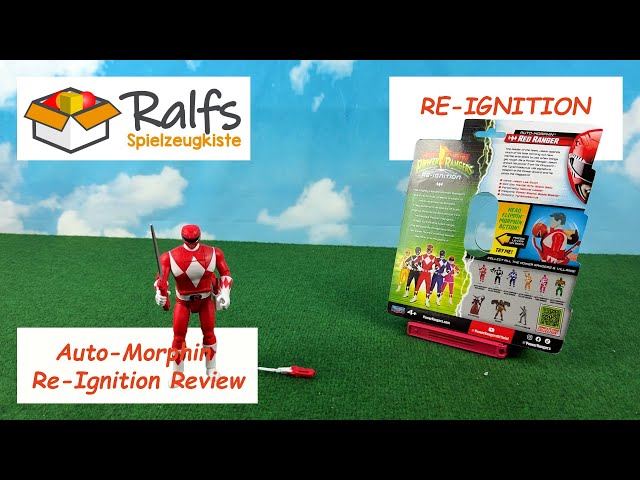 Vídeo relacionado con Power Rangers Mighty Morphin Auto-Morphin Red Ranger Figura de acción