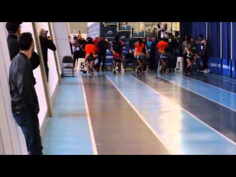 60m B Final at the 2015 Harry Jerome Indoor Meet