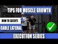 How to: Cable Lateral Raise | Execution Series | PhysiqueDevelopment.com