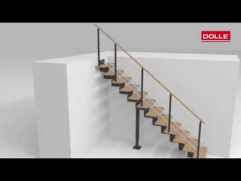 Hovedtrapp Dolle Dubai Eik Oljet Rett Design