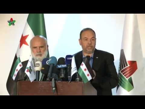 مؤتمر صحفي لرئيس مجلس محافظة حلب الحرة الأستاذ عبدالرحمن ددم