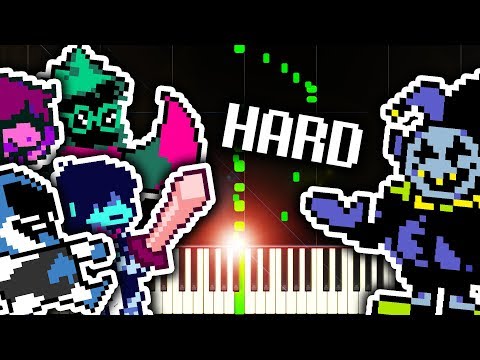 THE WORLD REVOLVING from DELTARUNE - Piano Tutorial