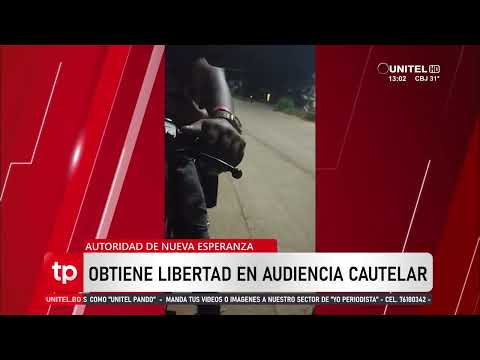 La autoridad de Nueva Esperanza obtuvo libertad durante la audiencia de medidas cautelares