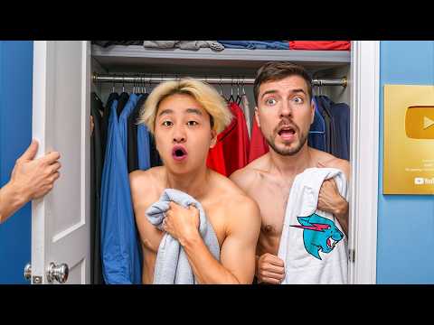 I Survived 100 Hours With Famous Youtubers!