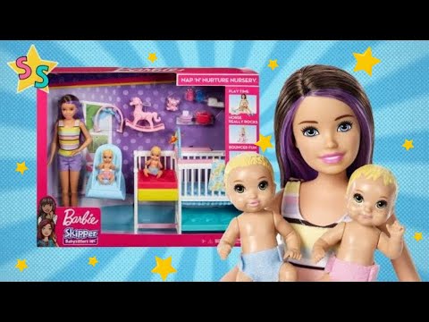 Кукла Барби Скиппер няня Детская комната Barbie Skipper Babysitters Nap 'n Nurture Nursery - фото 1 - id-p2227363923