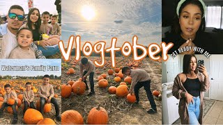 Vlogtober 2023 | chike protein coffee + get ready with me + waterman's family farm!