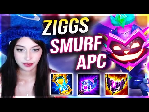 ZIGGS APC SMURFING BOTLANE | FULL GAMEPLAY