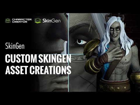 CC SkinGen MasterClass #4 - Custom SkinGen Asset Creation with Texturing.xyz