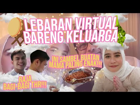 RAJA BAGI-BAGI THR!!! KESERUAN LEBARAN DIRUMAH AJA BERSAMA KELUARGA | DIARY PRILLY