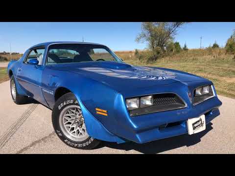 1978 Pontiac Trans AM W72 TA 6.6 - 400 - 4 Speed For Sale Stock #1028