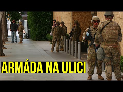 Následky extrémního rabování v Santa Monice |  Armáda poprvé v ulicích