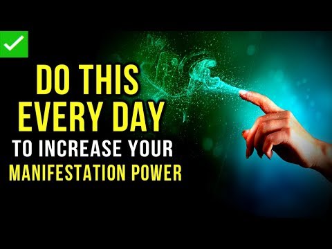 Every Time You Do THIS, You INCREASE Your MANIFESTATION POWER! (Law Of Attraction | The Secret) Video