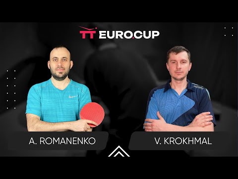 12:00 Andrii Romanenko - Vitalii Krokhmal 16.02.2024 TT Euro.Cup Ukraine Professional. TABLE 3