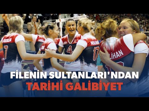 Türkiye - Rusya: 3-0 (2003 Avrupa Kadınlar Voleybol Şampiyonası) Dünya şampiyonunu rahat yendik
