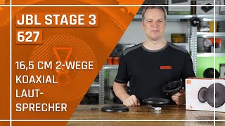 JBL 16,5cm Lautsprecher mit Pfiff Stage3 627 - Koaxial mit tollen Features für dein Auto