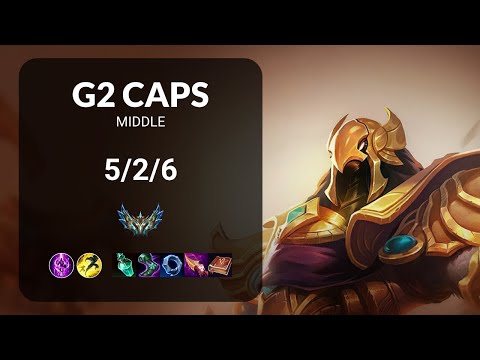 G2 Caps Azir vs Corki MIDDLE - EUW1 CHALLENGER Patch 14.14