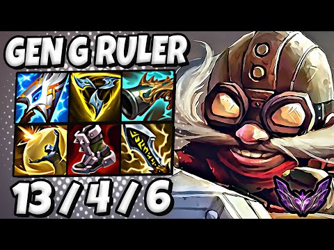 Corki vs Sivir ADC [ Gen.G Ruler ] Patch 25.15 Korea Master