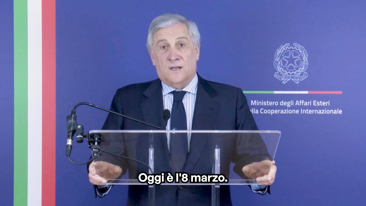TAJANI: "NON C'È DIFFERENZA TRA UOMO E DONNA: L'8 MARZO DEVE ESSERE DIFESA DEI DIRITTI OGNI GIORNO"