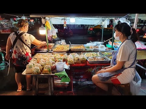 [4K] Thai Street Food For Dinner in Bangkok 2020 | Various places (5pm to 8pm)