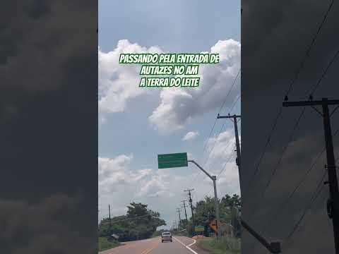 Br 319, passando pela entrada de Autazes no Amazonas a terra do Leite e do Potássio!👏🏼 #Autazes