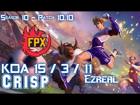 FPX Crisp EZREAL vs APHELIOS ADC - Patch 10.10 KR Ranked