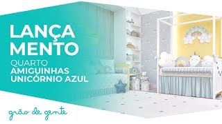 Quarto de Bebê Amiguinhos Unicórnio - Grão de Gente