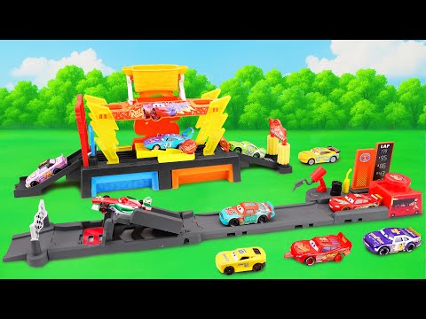 Disney Pixar Cars Toys Unboxing Review | Mattel Disney Pixar Cars Color Changers Car Wash Playset