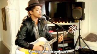 Bruno Mars - Just the way you are (Acustic) (Subtitulado-Esp-Ing) HD