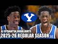 BEST OF AJ DYBANTSA BYU Freshman Year Highlights ESPN College Basketball