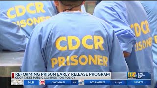 CDCR takes public comments on Early Release Program