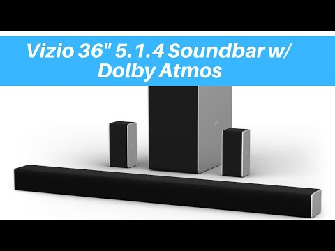 2019 VIZIO 36" 5.1.4 Soundbar Dolby Atmos Gaming Demo
