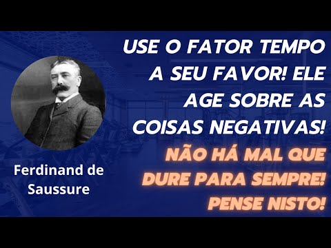 USE O FATOR TEMPO A SEU FAVOR! ELE AGE SOBRE AS COISAS NEGATIVAS! NÃO HÁ MAL QUE DURE PARA SEMPRE!