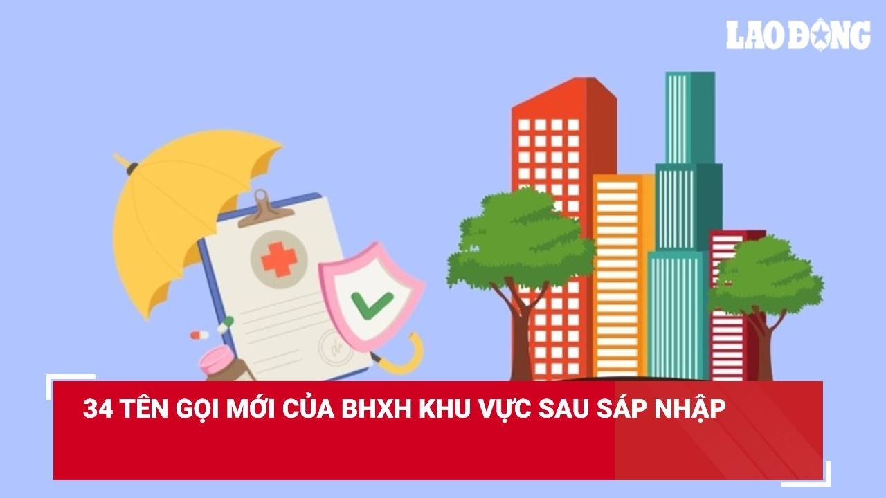 34 tên gọi mới của BHXH khu vực sau sáp nhập