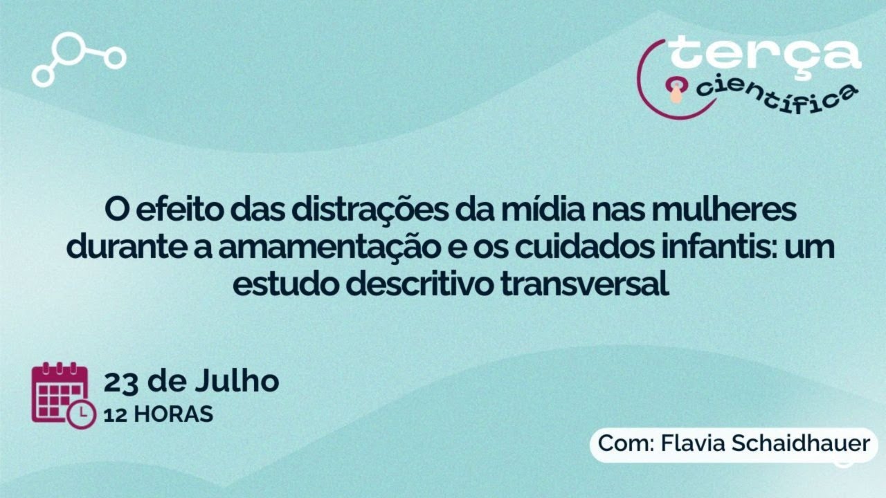 Uso de mídias durante amamentação e cuidados infantis