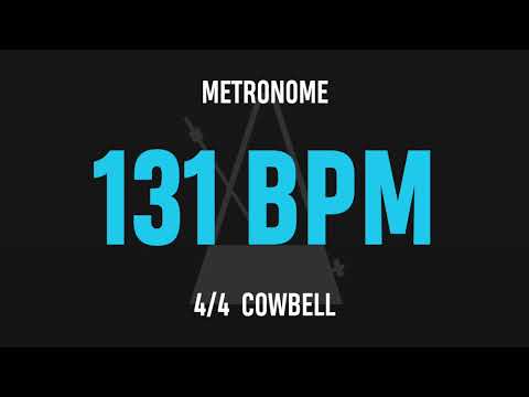 131 BPM 4/4 - Best Metronome (Cowbell)