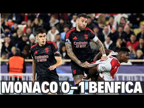 Monaco Vs Benfica 0 -1 | Champions League Knockout phase playoffs 1st leg