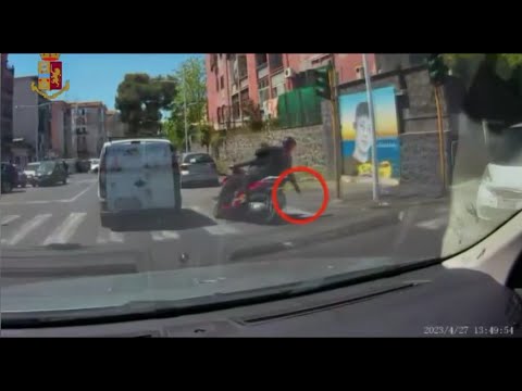 Tentato omicidio a Catania: le immagini dell'agguato