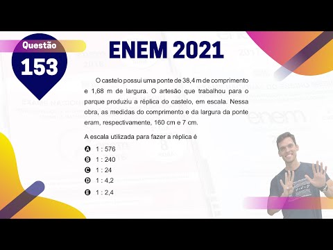 (Q.153 | Blue) SCALE - Liechtenstein Castle - ENEM 2021