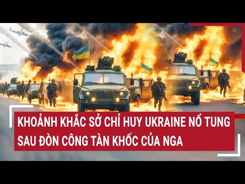 , title : 'Chiến sự Nga - Ukraine: Khoảnh khắc sở chỉ huy Ukraine nổ tung sau đòn công tàn khốc của Nga'