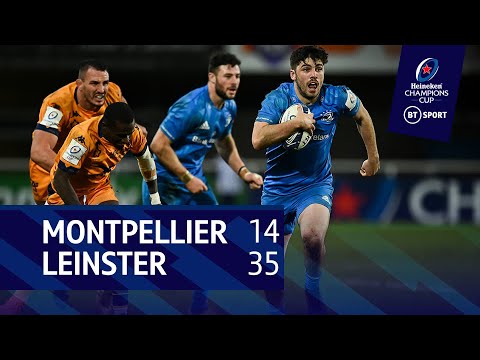 Montpellier vs Leinster (14-35) | Heineken Champions Cup Highlights
