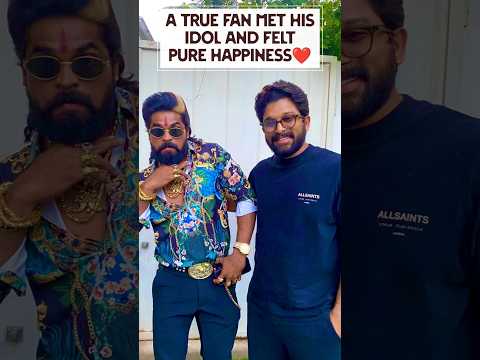 Fan Boy  Moment❤️#alluarjun#alluarjunarmy #alluaravind#alluarjundance#ajaymohite💪🏻#tollywood